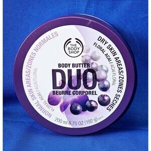The Body Shop FLORAL ACAI Body Butter Duo Cream Lotion SEALED 6.75oz Discontinue